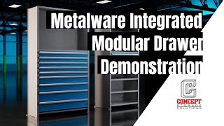 Metalware Modular Drawer Demonstration [upl. by Anilah]