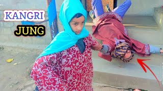 KANGRI JUNG  Viral Video  Kashmiri Funny Drama 😂 [upl. by Brynne]