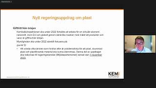 På gång hos Kemikalieinspektionen  Plastbubbel 2022 [upl. by Brottman]