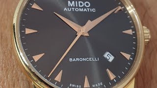 Reloj Mido Baroncelli Modelo 8600B Automático de Caballero [upl. by Settera721]