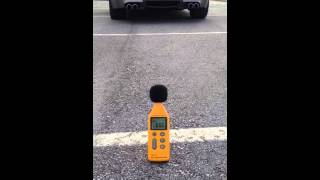 E60 M5 stock exhaust decibel meter reading [upl. by Yelime]