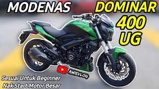 Modenas Dominar 400 UG  Review amp Test Ride [upl. by Seumas999]