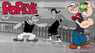 POPEYE THE SAILOR MAN A Date to Skate 1938 Remastered HD 1080p  Jack Mercer Mae Questel [upl. by Anais477]