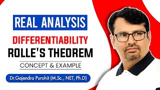 Real Analysis  Mean Value Theorem  Rolles Theorem  Proof amp Examples [upl. by Abagael]