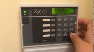 How to set a Scantronic 9600 Burglar alarm [upl. by Meirrak]