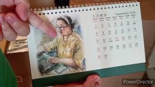 My boss limited painting calendar 2024  Elena Espadon Channel [upl. by Holle164]