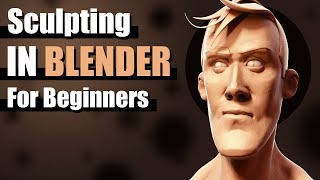 Sculpting In Blender For Beginners  Tutorial [upl. by Ainorev426]