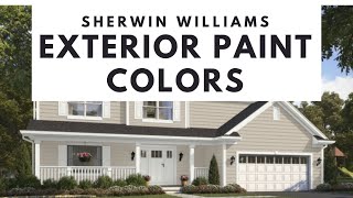 Best Sherwin Williams Exterior Paint Colors [upl. by Atinal]