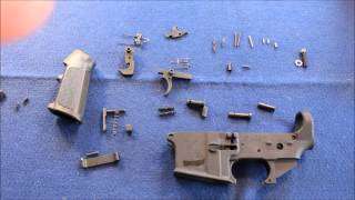 AR Build pt1AR15 Lower Parts Kit Identification [upl. by Black]