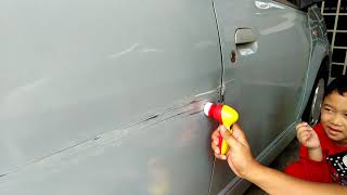 Do it yourself  body car repair dent amp scratch [upl. by Hanauq]