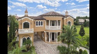 Grand Mediterranean Estate in Orlando Florida [upl. by Ranger776]