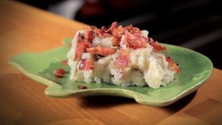 How to Make Bacon Mashed Potatoes  Bacon Recipes [upl. by Ennahtebazile]