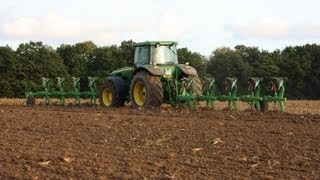 Semis blé John Deere 7700 amp 8320 charrues Duro semoir Kuhn  seeding wheat [upl. by Om468]