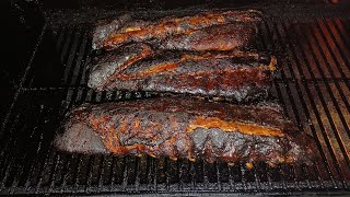 Sundays 321 baby back ribs on the smoker [upl. by Durkee137]