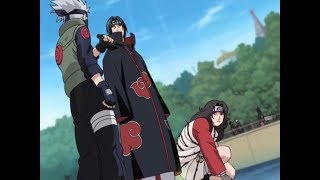 KakashiKurenaiAsuma amp jiraya amp naruto VS Itachi amp Kisame  full fight [upl. by Aicirtan]