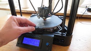 Super Easy CalibrationLeveling  for your Anycubic Kossel 3D printer [upl. by Annaek]