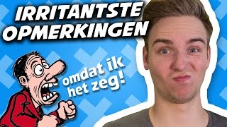 10 IRRITANTSTE OPMERKINGEN VAN OUDERS [upl. by Henka603]