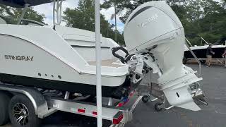 2025 Stingray 269 DC dual console twin engine Walkthrough Video [upl. by Nihhi]