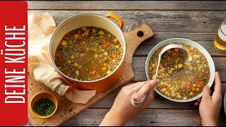 Linsensuppe 🥣  Klassische Rezepte  REWE Deine Küche [upl. by Chance]