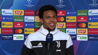 Weston McKennie reflects on a goalscoring and MOTM display at the Camp Nou against Barcelona [upl. by Thayer614]