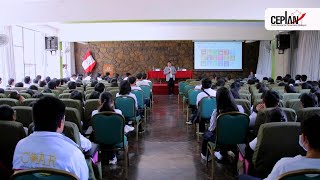 Visita y charla a estudiantes del Colegio Mayor Secundario COAR Lima [upl. by Naawaj24]