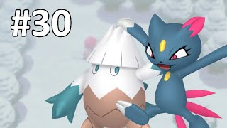 Pokemon Shining Pearl 100 Pokedex  Part 30 Buried in Snow [upl. by Kussell408]