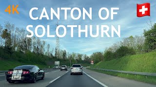 Driving in Switzerland🇨🇭4K  Canton of Solothurn Canton of BaselLandschaft Canton of Aargau [upl. by Moffit788]