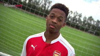 Arsenal Introducing Chris Willock  Id take Rihanna to Nandos [upl. by Kinzer]