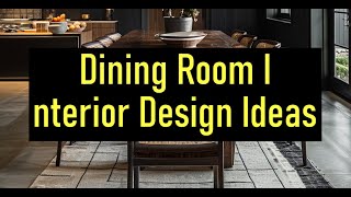 Dining Room Interior Design Ideas [upl. by Etat]