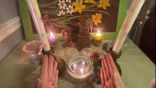 Wiccan Ritual  Spring Greenman Blessing for Health Wealth and Growth  First Person POV ASMR [upl. by Htilil14]