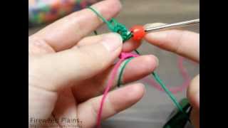 Fireweed Tatting Class beeds tatting lesson 1 [upl. by Beetner]