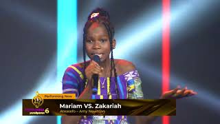 Nsoromma Season 6  Week 1 Mariam Zakariah performed Ateasefo by Amy Newman [upl. by Inoliel190]