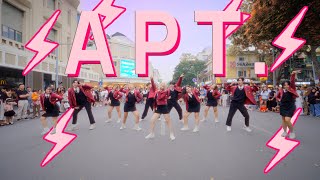 HỌC SINH QUẨY TUNG PHỐ ĐI BỘ ROSÉ amp Bruno Mars  APT Dance Choreo and Cover by BLACKSI [upl. by Akkeber117]