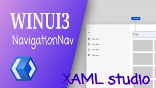 WinUI c xaml studio NavigationView 15 [upl. by Adelind571]