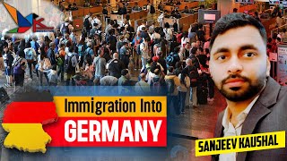 Germany Border Immigration Question and Answers  Must Watch before You Travel to Schengen [upl. by Dorfman297]