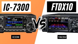 FTdx10 vs IC7300 Comparison [upl. by Orat539]