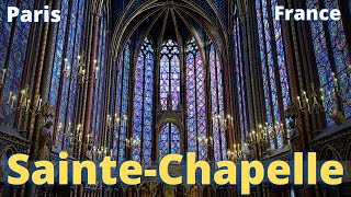 🇫🇷 Paris SainteChapelle paris saintechapelle saintlouis france igreja igrejacatólica [upl. by Leifer]