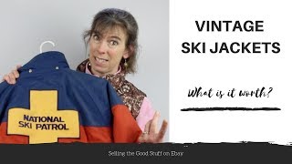 Whats It Worth Vintage Ski Jackets [upl. by Enaitsirk]