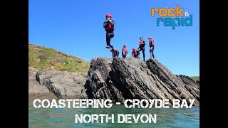 Coasteering  Croyde Bay  Baggy Point  North Devon [upl. by Shirlie190]