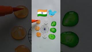 colour mixing 🔴🟡🔵🟣🟢💝⚫⚪ drawing satisfying color painting anaya colors  India flag Army [upl. by Nagam]