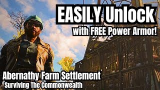 Surviving The Commonwealth Unlocking Abernathy Farm EASY Modded Survival fallout4 fallout4survival [upl. by Kelcey]