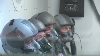 Airmen Fight Against Hypoxia in Simulation Chamber [upl. by Anhej295]