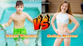 Salish Matter VS Nidal Wonder Transformation 👑 From Baby To 2023 [upl. by Yllut]