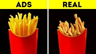 FOOD IN COMMERCIALS VS IN REAL LIFE [upl. by Flss730]