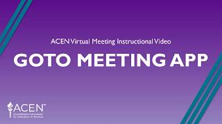 Downloading and Installing the GoTo Meeting app for ACEN Virtual Meetings [upl. by Burrus]