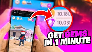 How To Get GEMS in Clumsy Ninja FAST 2021 iOS amp Android Clumsy Ninja Gem Glitch [upl. by Redle514]