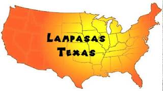 How to Say or Pronounce USA Cities — Lampasas Texas [upl. by Ahiel835]