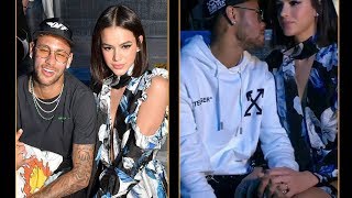 Neymar with girlfriend Bruna Marquezine at Off White show during PFW [upl. by Heti]