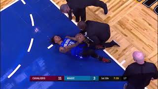 Markelle Fultz goes down with a Knee Injury 🙏🏽 Prayers Up [upl. by Nazario]