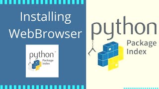 How to install webbrowser Library in python [upl. by Amleht]